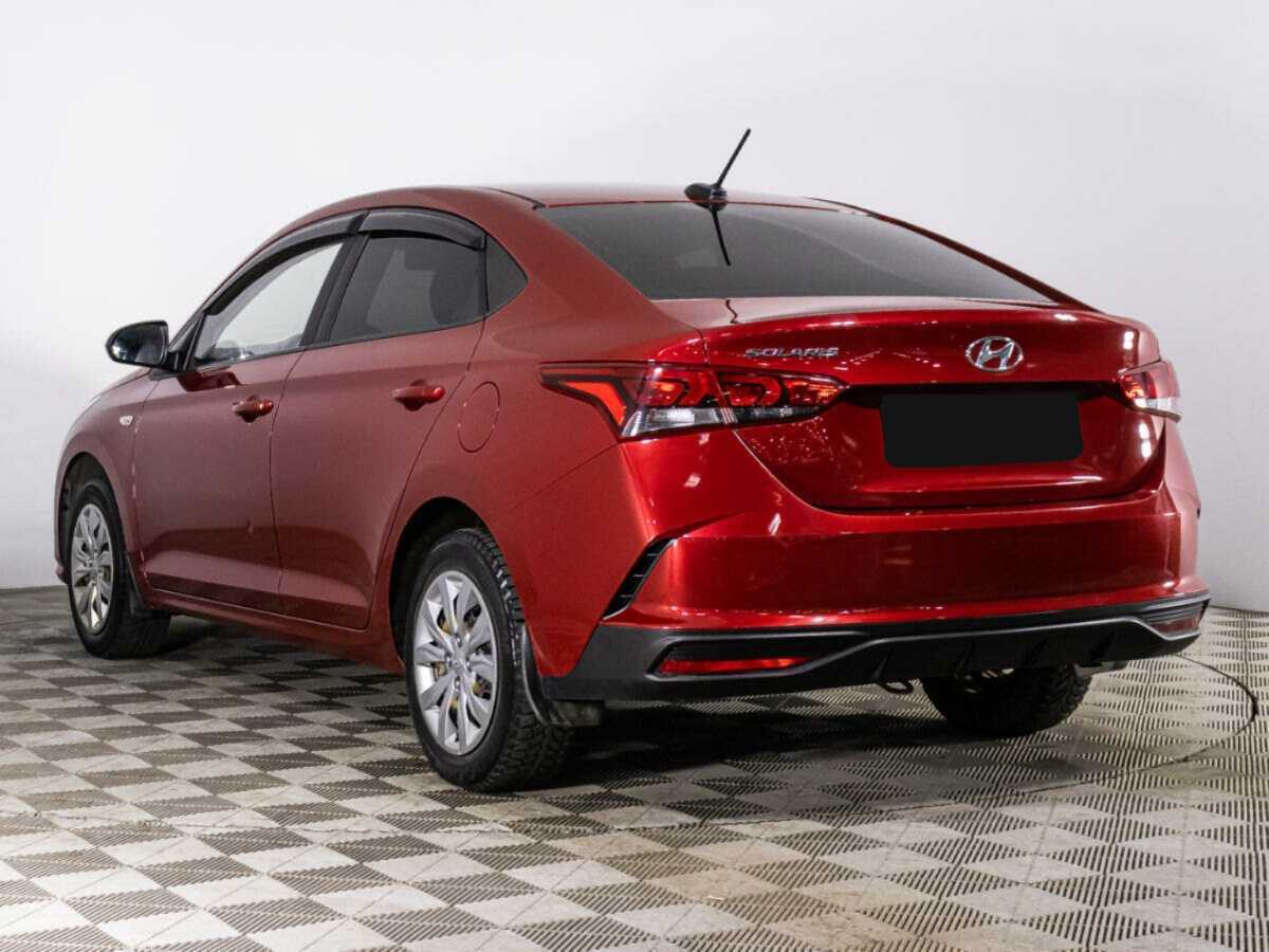 Hyundai Solaris с пробегом — 2021 год. Фото: #6